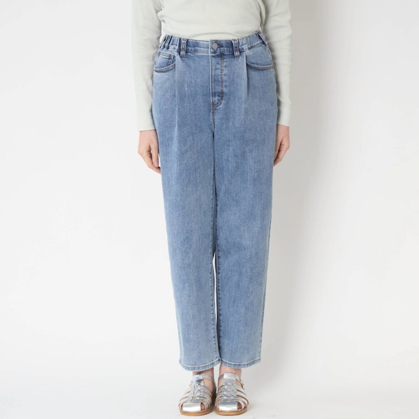 WESTWOOD OUTFITTERS/涼ふわデニムのタックパンツ